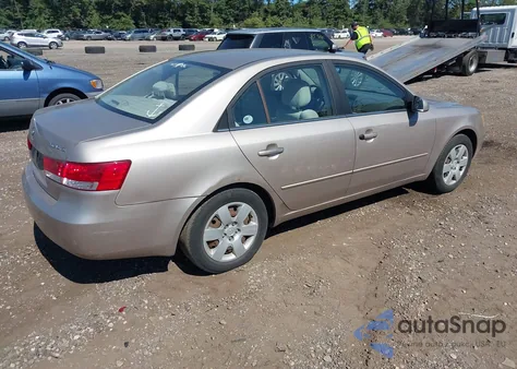 2007 Hyundai Sonata Gls из США, поврежденный, VIN 5NPET46C67H227437